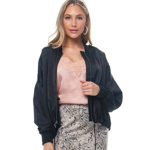 BB Dakota On Duty Satin Bomber Jacket